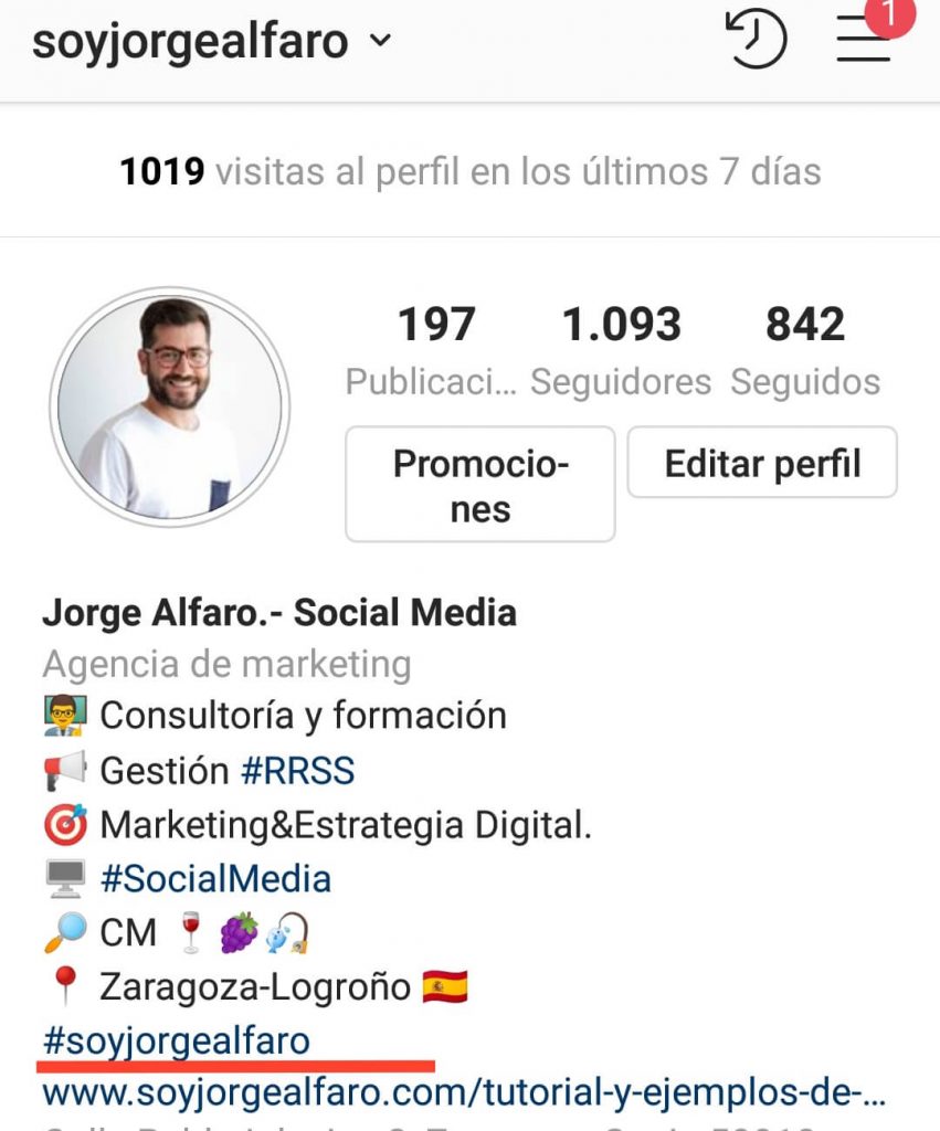 6 PASOS PARA OPTIMIZAR TU PERFIL DE INSTAGRAM - Jorge Alfaro