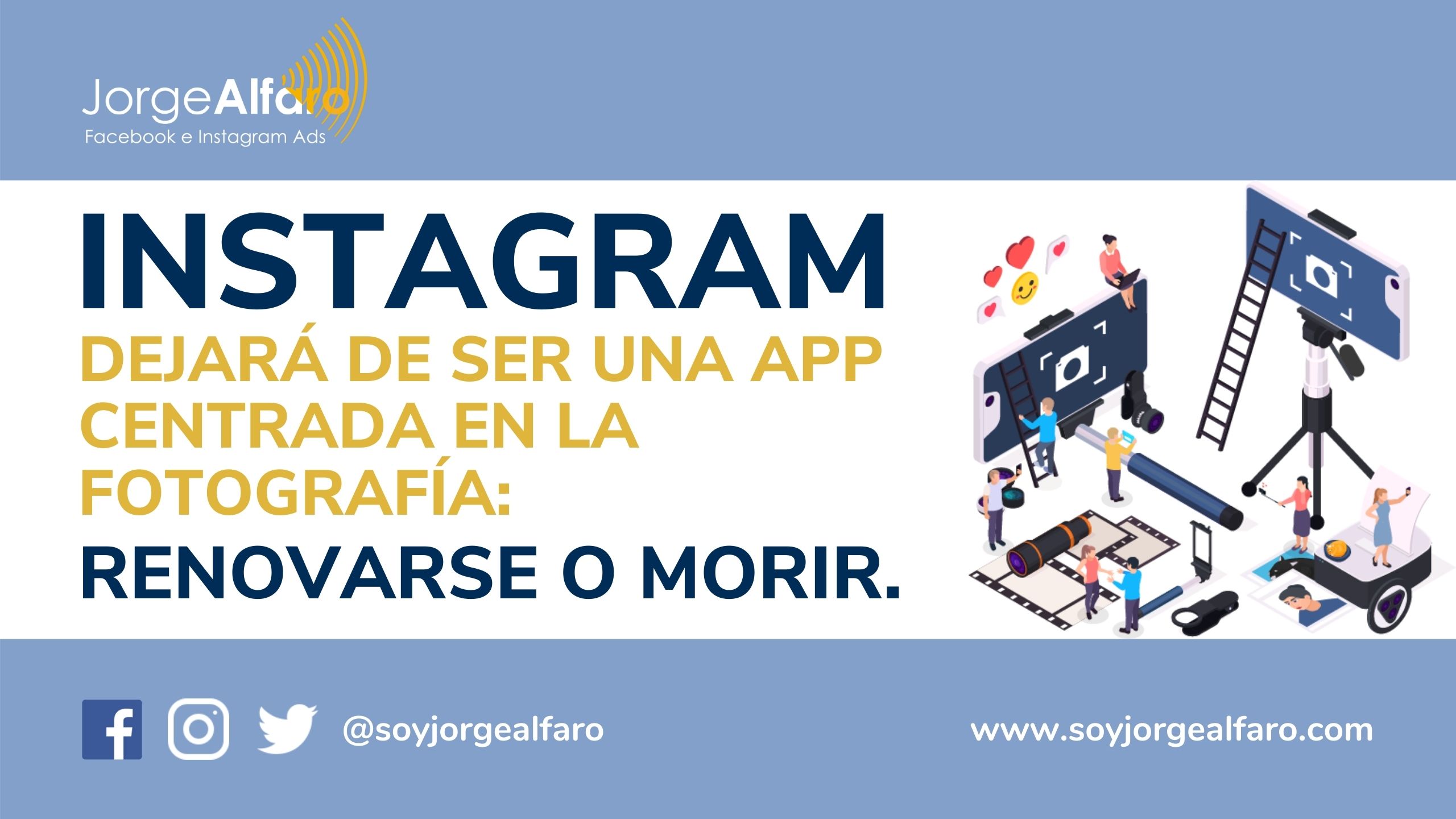 instagram dejará de ser una red social centrada en la fotografía